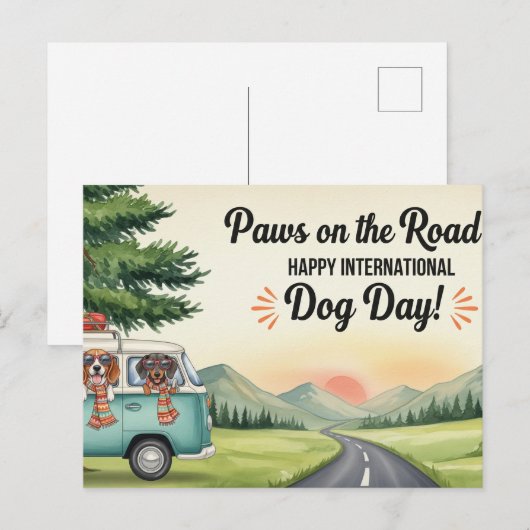 Hondenliefhebber Golden Retriever Dog Daddy Briefkaart (Voorkant / Achterkant)