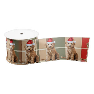 Hondenliefhebber Goldendoodle Holiday Plaid Christ Satijnen Lint