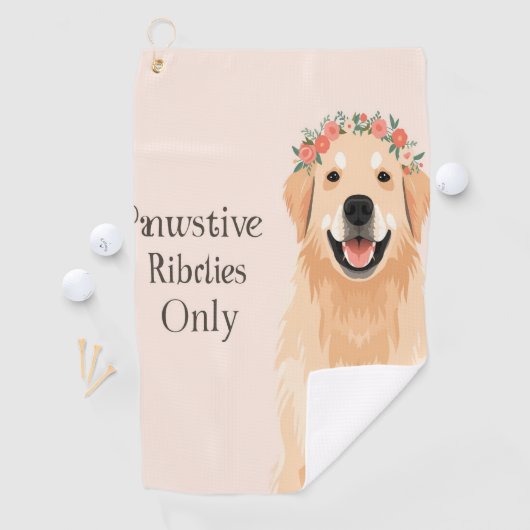 hondenliefhebber golfhanddoek (Insitu)