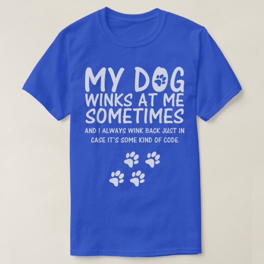 Hondenliefhebber grappig, mijn hond wint me soms t-shirt (Design voorkant)