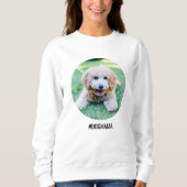 Hondenliefhebber Grote Aangepaste Fotocirkel met J Trui (Voorkant)