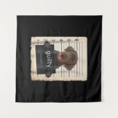 Hondenliefhebber | Guilty Chocolate Labrador Bad D Wandkleed (Voorkant (horizontaal))