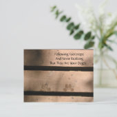 Hondenliefhebber Haiku Briefkaart (Staand voorkant)