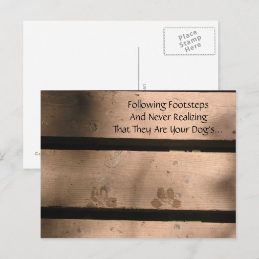 Hondenliefhebber Haiku Briefkaart (Voorkant / Achterkant)