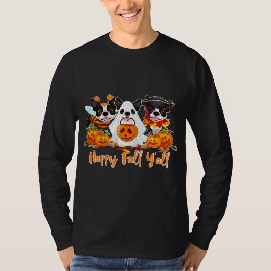 Hondenliefhebber Halloween costum T-shirt (Voorkant)