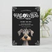 Hondenliefhebber Halloween feest Feestdagenkaart (Staand voorkant)