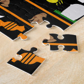 Hondenliefhebber | Happy Halloween Chocolate Labra Legpuzzel (Zijkant)