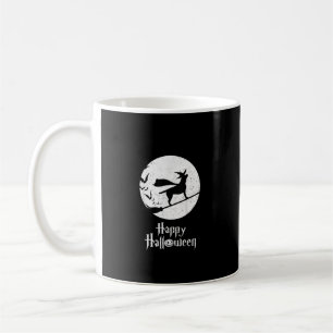 Hondenliefhebber Happy Halloween Lab Heks Riding Koffiemok