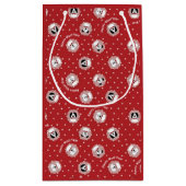 Hondenliefhebber 'Happy Woof Year' Klein Cadeauzakje (Achterkant)