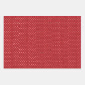 Hondenliefhebber 'Happy Woof Year' Red Paw Print Inpakpapier Vel (Voorkant 3)