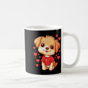 Hondenliefhebber Hart Meisjes Puppy Valentijnsdag Koffiemok