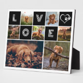 Hondenliefhebber Hartliefde Foto collage Fotoplaat (Zijkant)