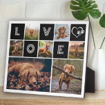 Hondenliefhebber Hartliefde Foto collage Fotoplaat<br><div class="desc">Show je liefde voor je harige vriend met onze Dog Love Photo Collage!</div>