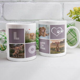 Hondenliefhebber Hartliefde Foto collage Koffiemok