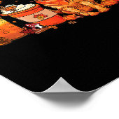 Hondenliefhebber Herfst Koffie Pompoen Spice Latte Poster (Hoek)