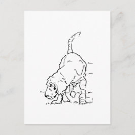 Hondenliefhebber Herinnering, Beagle Illustratie Briefkaart