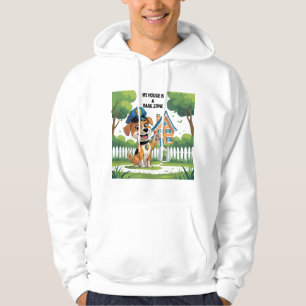 Hondenliefhebber Hoodie - Mijn huis is een Bark Zo