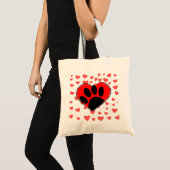 Hondenliefhebber hoort overal tote bag (Voorkant (product))