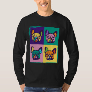Hondenliefhebber I Franchie I Pop French Bulldog T-shirt