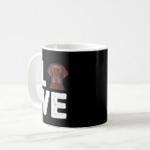 Hondenliefhebber | I Love Chocolate Labrador Koffiemok (Voorkant links)