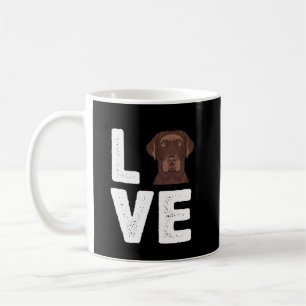 Hondenliefhebber I Love Chocolate Labrador Koffiemok