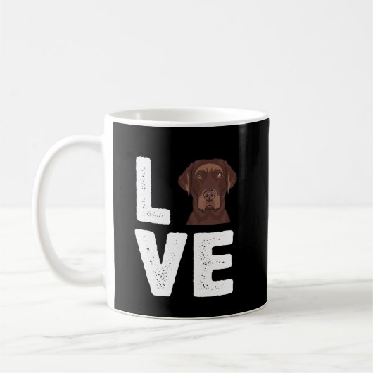Hondenliefhebber | I Love Chocolate Labrador Koffiemok (Links)