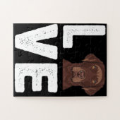 Hondenliefhebber | I Love Chocolate Labrador Legpuzzel (Horizontaal)