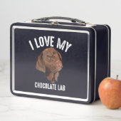 Hondenliefhebber | Ik hou van mijn chocolade lab (In situ)