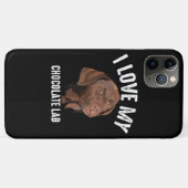 Hondenliefhebber | Ik hou van mijn chocolade lab Case-Mate iPhone Case (Achterkant (horizontaal))