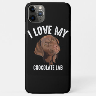 Hondenliefhebber | Ik hou van mijn chocolade lab Case-Mate iPhone Case