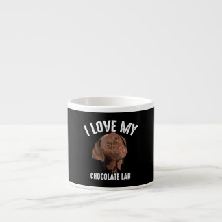 Hondenliefhebber | Ik hou van mijn chocolade lab Espresso Kop