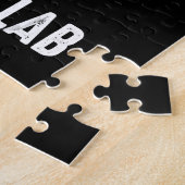 Hondenliefhebber | Ik hou van mijn chocolade lab Legpuzzel (Zijkant)