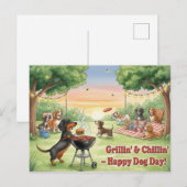 Hondenliefhebber Internationale Dag van de Hond Briefkaart (Voorkant / Achterkant)