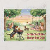 Hondenliefhebber Internationale Dag van de Hond Briefkaart (Voorkant)