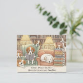 Hondenliefhebber Internationale Dag van de Hond Briefkaart (Staand voorkant)