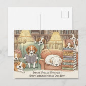 Hondenliefhebber Internationale Dag van de Hond Briefkaart (Voorkant / Achterkant)