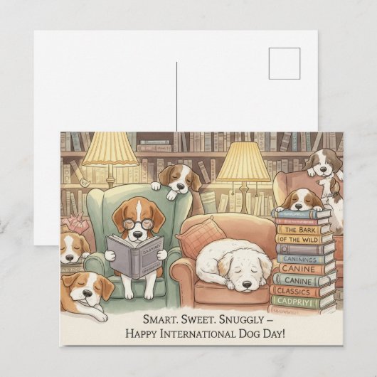Hondenliefhebber Internationale Dag van de Hond Briefkaart (Voorkant / Achterkant)