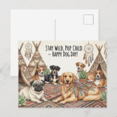 Hondenliefhebber Internationale Dag van de Hond Briefkaart (Voorkant / Achterkant)