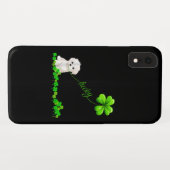 Hondenliefhebber | Irish Shamrock Lucky met Maltee Case-Mate iPhone Case (Achterkant (horizontaal))