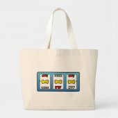 Hondenliefhebber - Jackpot Winner Grote Tote Bag (Voorkant)
