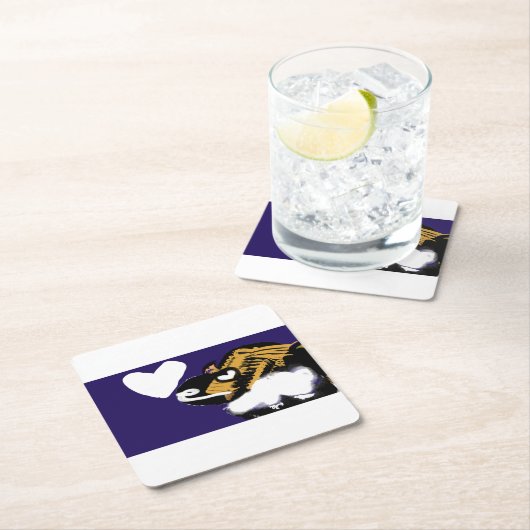 Hondenliefhebber Kartonnen Onderzetters (Insitu)