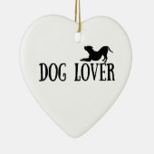 Hondenliefhebber Keramisch Ornament (Rechts)