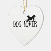 Hondenliefhebber Keramisch Ornament (Links)