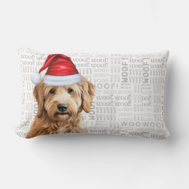 Hondenliefhebber Kerst Goldendoodle in een Pet Kussen