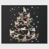 hondenliefhebber | Kerstboom in Labrador Cadeaupapier (Vlak)