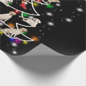 hondenliefhebber | Kerstboom in Labrador Cadeaupapier (Hoek)