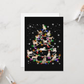 hondenliefhebber | Kerstboom in Labrador Kaart (Voorkant / Achterkant in situ)