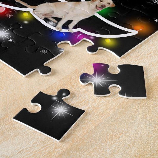 Hondenliefhebber | Kerstboom in Labrador Legpuzzel (Zijkant)