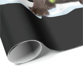 Hondenliefhebber | Kerstkerst met chocolade-labrad Cadeaupapier (Rol Hoek)