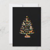 Hondenliefhebber Kerstlichtjes Hondenkerstboom Pre Kaart (Voorkant)